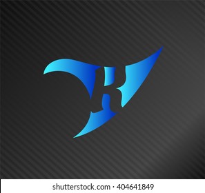Abstract Letter k Icon
