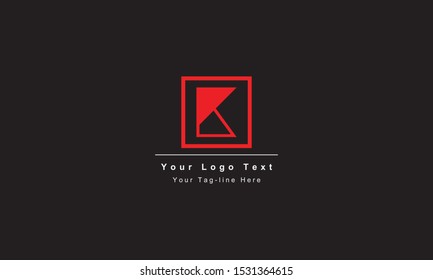 Abstract letter K logo design. Creative,Premium Minimal emblem design template. Graphic Alphabet Symbol for Corporate
Business Identity. Initial KK vector element