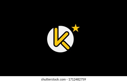 Abstract letter K logo design. Creative,Premium Minimal emblem design template. Graphic Alphabet Symbol for Corporate
Business Identity. Initial KK vector element