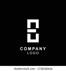 abstract letter k logo design