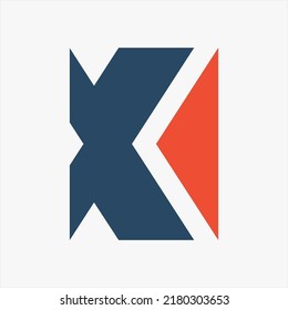 Letra abstracta vector de diseño del logotipo K