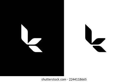 Abstract letter K logo design. Creative, Premium Minimal emblem design template. Graphic Alphabet Symbol for Corporate Business Identity. Initial KK vector element