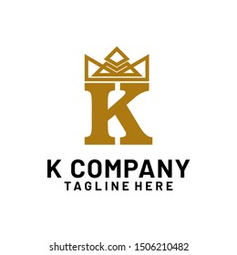 Abstract Letter K Logo Template Vector. Alphabet Logo Concept