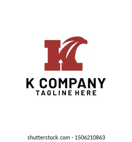 Abstract Letter K Logo Template Vector. Alphabet Logo Concept