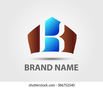 Abstract Letter K vector logo symbol
