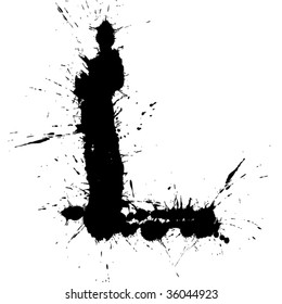 Abstract letter L