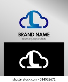 Abstract letter L Design Template 