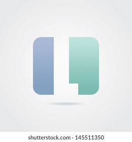 Abstract Letter L Icon