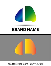 Abstract Letter L Icon
