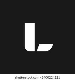 abstract letter L initial logo template