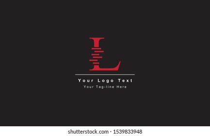 Abstract letter L logo design. Creative,Premium Minimal emblem design template. Graphic Alphabet Symbol for Corporate
Business Identity. Initial LL vector element