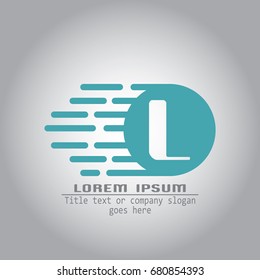 Abstract Letter L logo Design vector illustration.