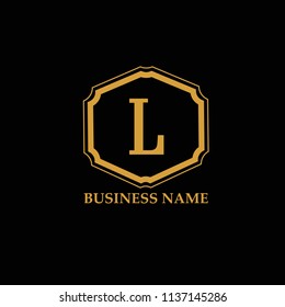 Abstract letter L logo. A modern element of the logo design template. Vintage can be used for office, agency, brand, business card, restaurant, boutique, hotel.