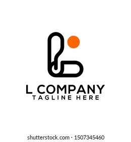 Abstract Letter L Logo Template Vector. Alphabet Logo Concept