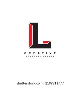 Abstract Letter L Logo. Letter L Logo Template Design. Letter L Icon. Suitable For Company Logos, Business Logos, Sports Logos, Technology, Product Marketing, Etc.