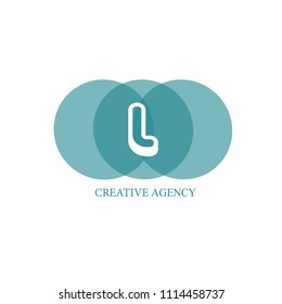 Abstract letter L logotype. Modern logo idea sign. Universal emblem vector icon.Vintage can be used for book design, brand, business cards, restaurant, boutique, hotel. Vector illustration.