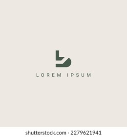 Abstract Letter LB BL Logo Design with Creative Modern template.