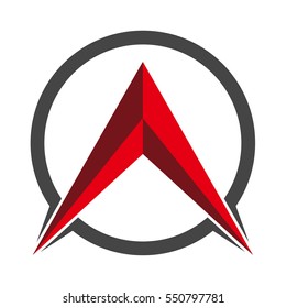 Abstract Letter A Logo