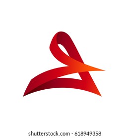 Abstract Letter A Logo