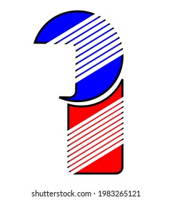 abstract letter i as logo and background
