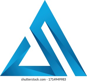 Abstract Letter A Logo Concept Vector