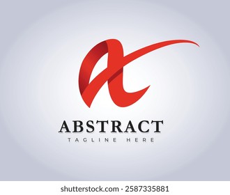 Abstract A Letter Logo Creative for any Corporate Brand Template