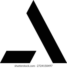 Letra Abstractas A Diseño de Logo	
