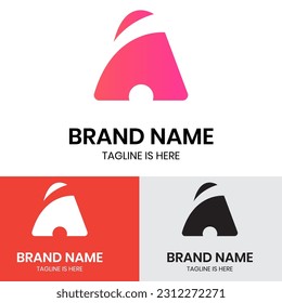Abstract a letter logo design concept, which you can use for your brand, company, or business.	