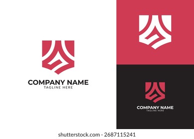 Letra abstrata Projeto do logotipo A. Letra criativa e moderna Um modelo de ícone de logotipo para negócios e empresa