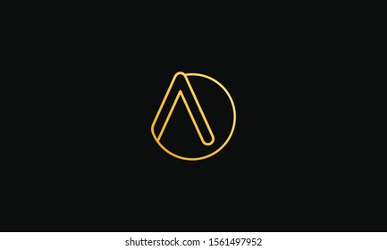 Abstract letter A logo design. Creative,Premium Minimal emblem design template. Graphic Alphabet Symbol for Corporate
Business Identity. Initial AA vector element