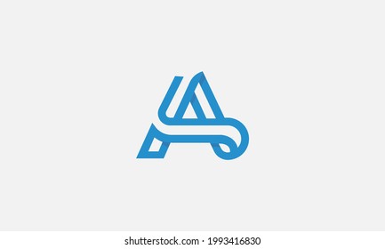 Letra abstracta diseño del logotipo A. Plantilla de diseño de emblema Mínimo Creativo,Premium. Símbolo gráfico de alfabeto para empresa
Identidad comercial. Elemento vector AA inicial