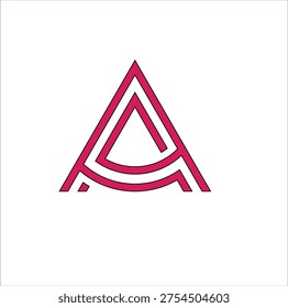 abstract a letter logo design, geometric a letter logo