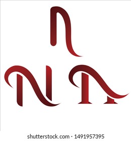 Abstract letter logo design template