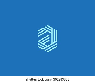 Abstract Letter A logo design template. Line vector symbol. Premium elegant sign mark icon