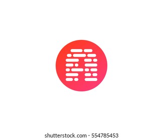 Abstract letter A logo design template.  Dynamic code vector logotype. Dots blocks sign mark. Data font icon symbol