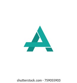 Abstract A letter Logo design vector, A letter logo template variations