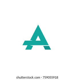 Abstract A letter Logo design vector, A letter logo template variations