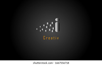 Abstract letter logo | Free Vector. i Latter logo