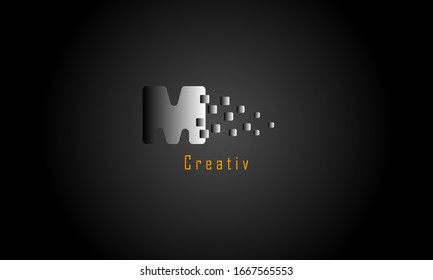 Abstract letter logo | Free Vector. M Latter logo