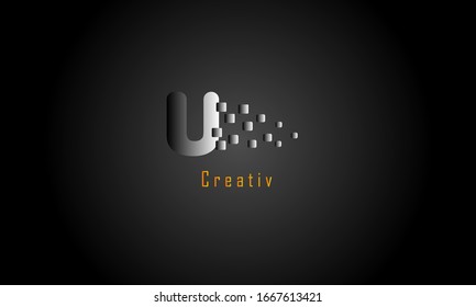 Logo de la carta abstracta| Vector libre. Logo de U Latte