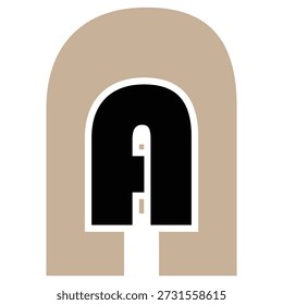 Abstractas A Letter Logo Icon Diseño de Vector