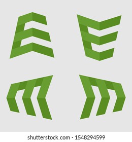 abstract letter in Logo Illustration