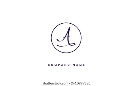 Monograma de logotipo de una carta abstracta