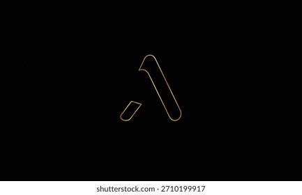 A ABSTRACT LETTER LOGO MONOGRAM