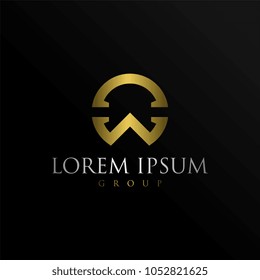 Abstract letter logo. OW Logo