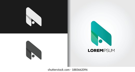 abstract letter a logo set idea template vector