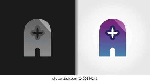 abstract letter a logo set vector