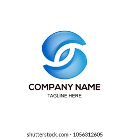 abstract letter logo template