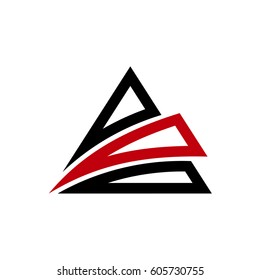 Abstract Letter A Logo Template