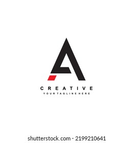 Abstract Letter A Logo. Letter A Logo Template Design. Letter A Icon. Suitable For Company Logos, Business Logos, Sports Logos, Technology, Product Marketing, Etc.